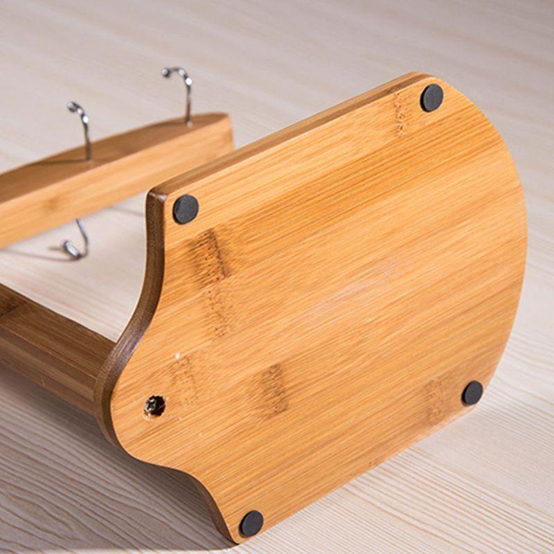 

Bamboo Coffee Cup Holder Mug Rack Holds 6 Mugs for Coffee Mugs Saucer Display X3UC China Mainland