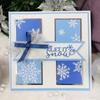 Christmas Snowflake Cutting Dies Stencils Carbon Steel Die Cut Template for Card Making Album Scrapbooking Embellishment