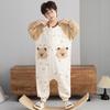 100% Cotton Kids Pajama Set One-Piece Sleepwear Boys Girls Toddler To Teen Warm Lightweight Nightwear