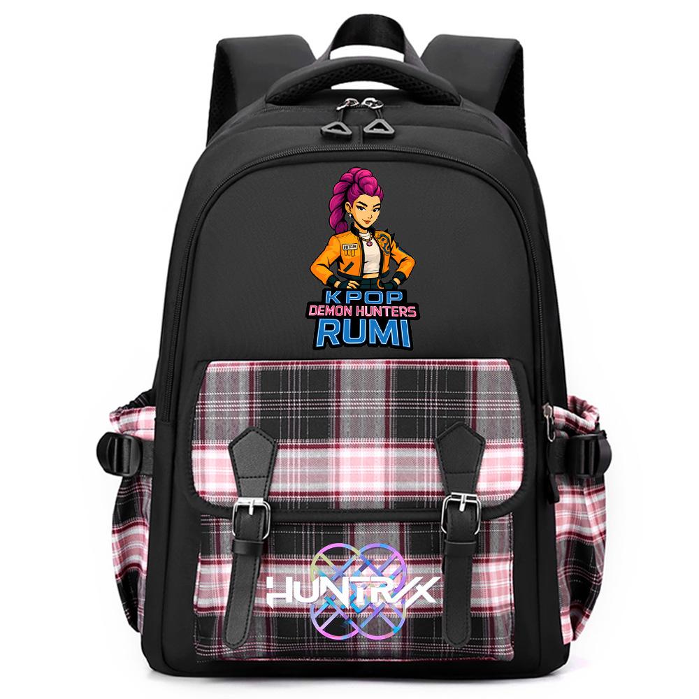Anime Cartoon K-Pop Printed Large Capacity Backpack for Teenger Student Girl Boy Schoolbag Bookbag Women Waterproof Travel Bag Mochila Kid Gift