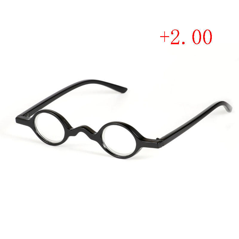 New Round Retro Reading Glasses Man Women Resin Clear 1.5 2.0 1.0 2.5 Presbyopia Tenacity Glass R7W7