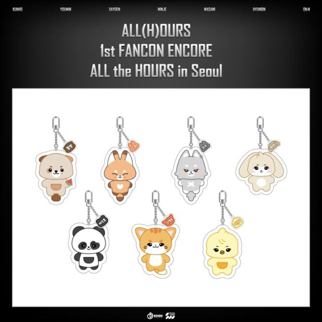 ALL(H)OURS 1st FANCON Encore ALL the HOURS In Seoul Cushion Key Ring