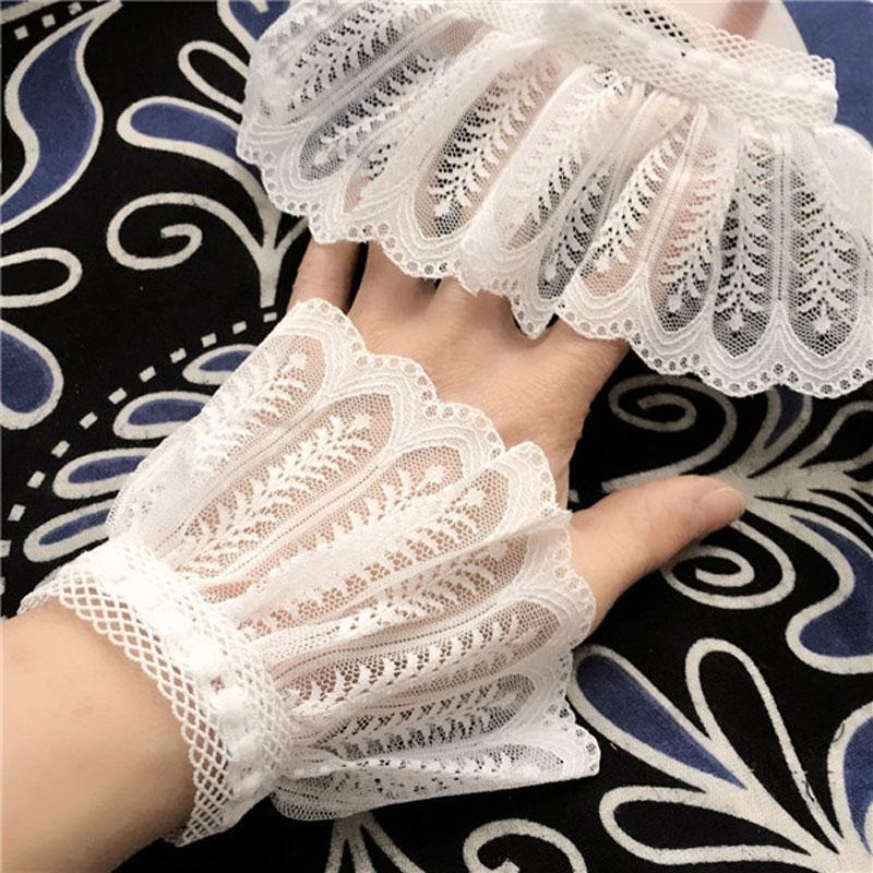 

Женские накладные манжеты для свитера, свадебные кружевные накладные манжеты, принцесса, согревающие запястья, декоративные манжеты для свитера, DIY чехол для манжет