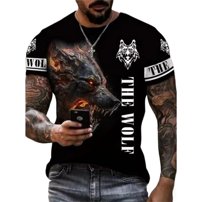 Men's T-Shirt Quick Drying Tops Summer Fashion Street Short Sleeve Tee Shirts 3D Graphic Print Tees Oversized Male Clothing