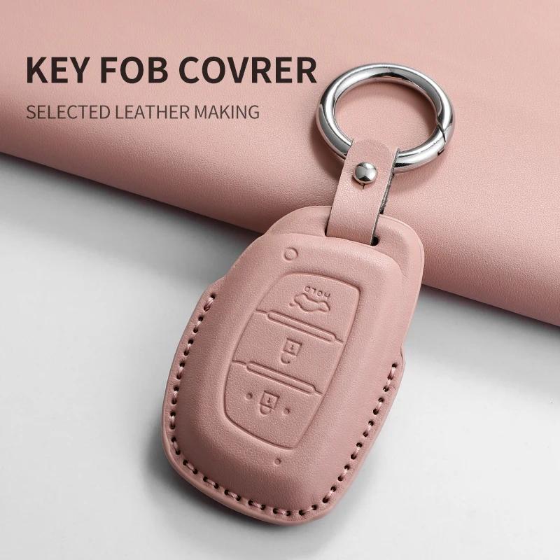 Capa de Chave de Carro Concha Chaveiro para Hyundai I30 Ix35 KONA Encino Tucson Solaris Grand Santa Solaris HB20 Tucson Santa I20 I30 Ix20