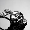 Skull Head Stainless Steel Men Necklaces Pendant Chain Vintage Punk Rock HipHop Cool Things for Women Jewelry Gifts Wholesale