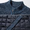 Stand Collar Cardigan Men Plus Thick Warm Sweater Slim Casual Cardigan