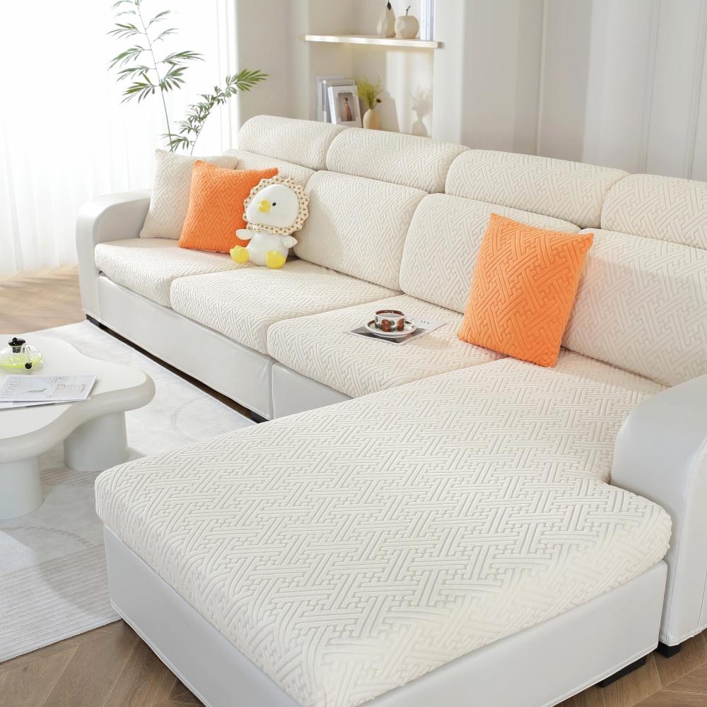 

All-season anti-slip sofa cover, pet-resistant, elastic, pure color, removable and machine-washable sofa cover S(50-70cm)1pc