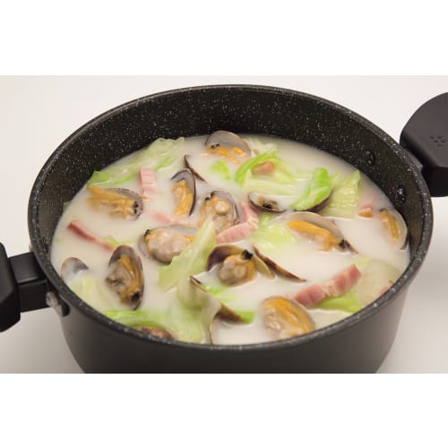 Kai Corporation KAI Lightweight 20cm Two-Handled Pot, Gas/Induction Compatible, with Lid, PFOA and PFOS Free, KHS DW5644