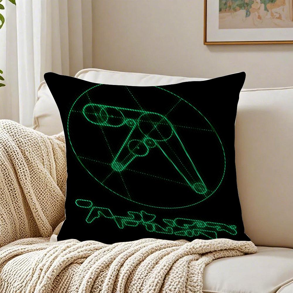 musician experimental AAphex TTwin Cushion Cover Pillowcase Antidustmite living Room Sofa Decor Cushion Room