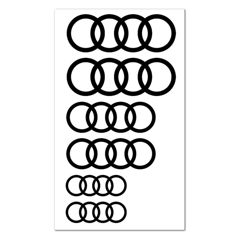 PVC Auto Bremssattel Aufkleber Hitzebeständige Decals Auto Zubehör für 30s S Line A1 A3 A4 A6 A7 Q3 Q5 Q7 RS3 RS4 RS5 S3 S4s30