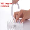2pcs Creative Multi-functional Plastic 360-degree Rotating Tie Rack Multi-purpose Rack Pawl 18 Scarv