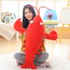 1PC Simulation Lobster Plush Toy Doll Stuffed Sea Animal lobster pillow Gentle Playthings 30/55/80cm great for daily use