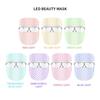 Face Care LED Mask Instrument Seven-color Light Whitening and Skin Rejuvenation Ion Introduction Beauty Instrument Household Face Mask