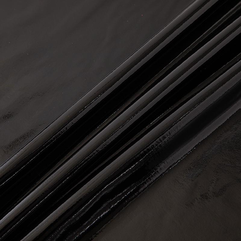 Glossy Patent Leather Bodysuit & Pants Set - Washable PU Fabric