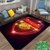 1pc Football Club Carpet for Room Floor Mat, Comfortable Office Chair Printed Area Rug, Beautiful Hotel Rug