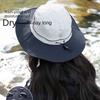 Portable Summer Alpine Hat Windproof Rope Women Hiking Cap Foldable Bucket Cap  Spring