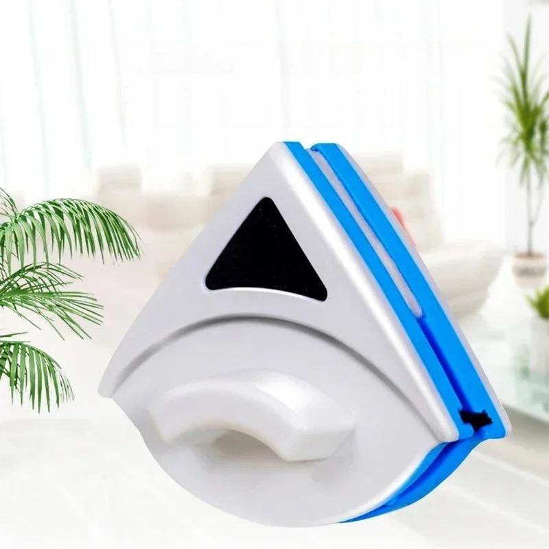Magnetic Double-Layer Glass Cleaner for Home Multifunctional High-Rise Tool Automatic Drainage Strong Grip Long Reach