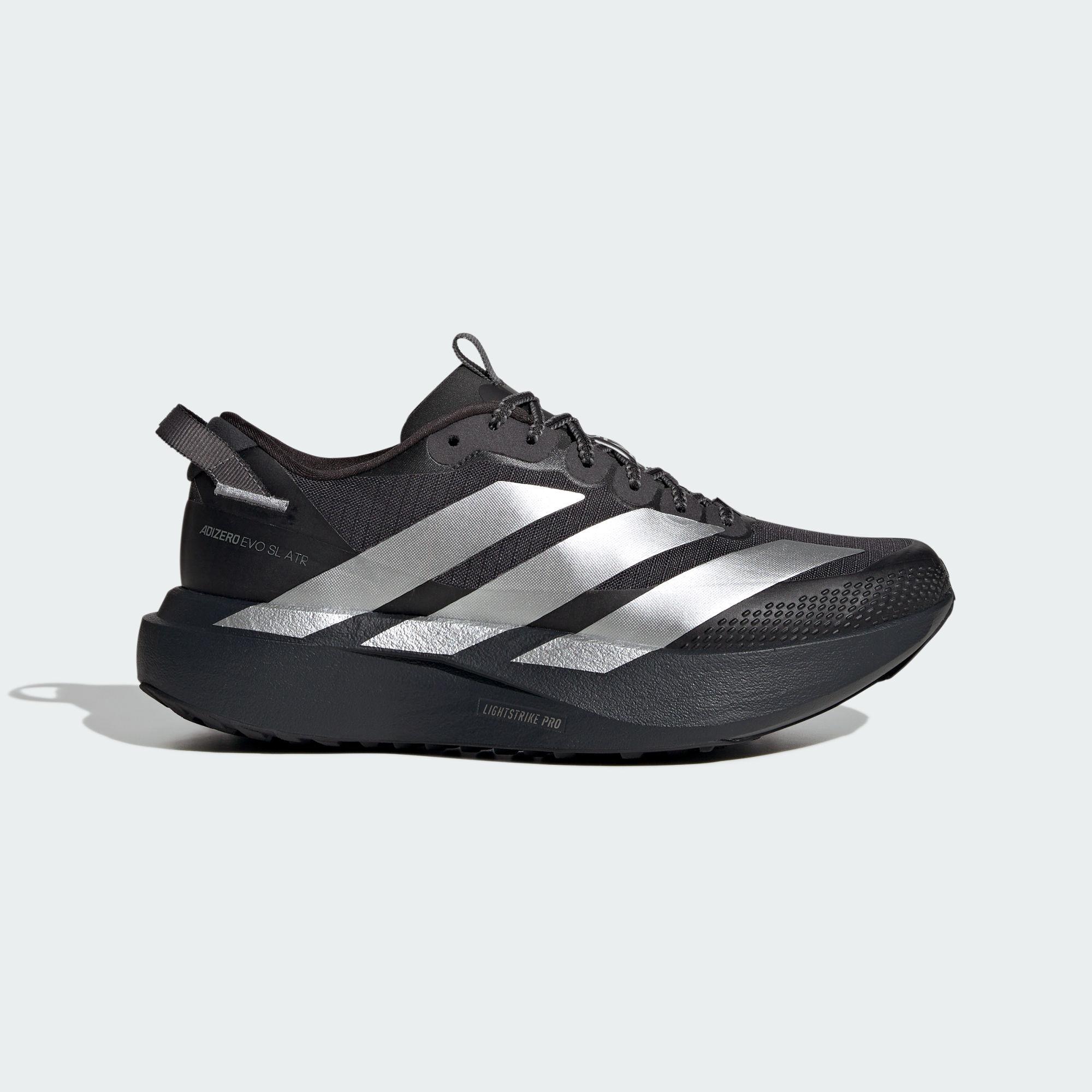 adidas Adizero Evo SL ATR Black Metallic Silver (Women s) 39