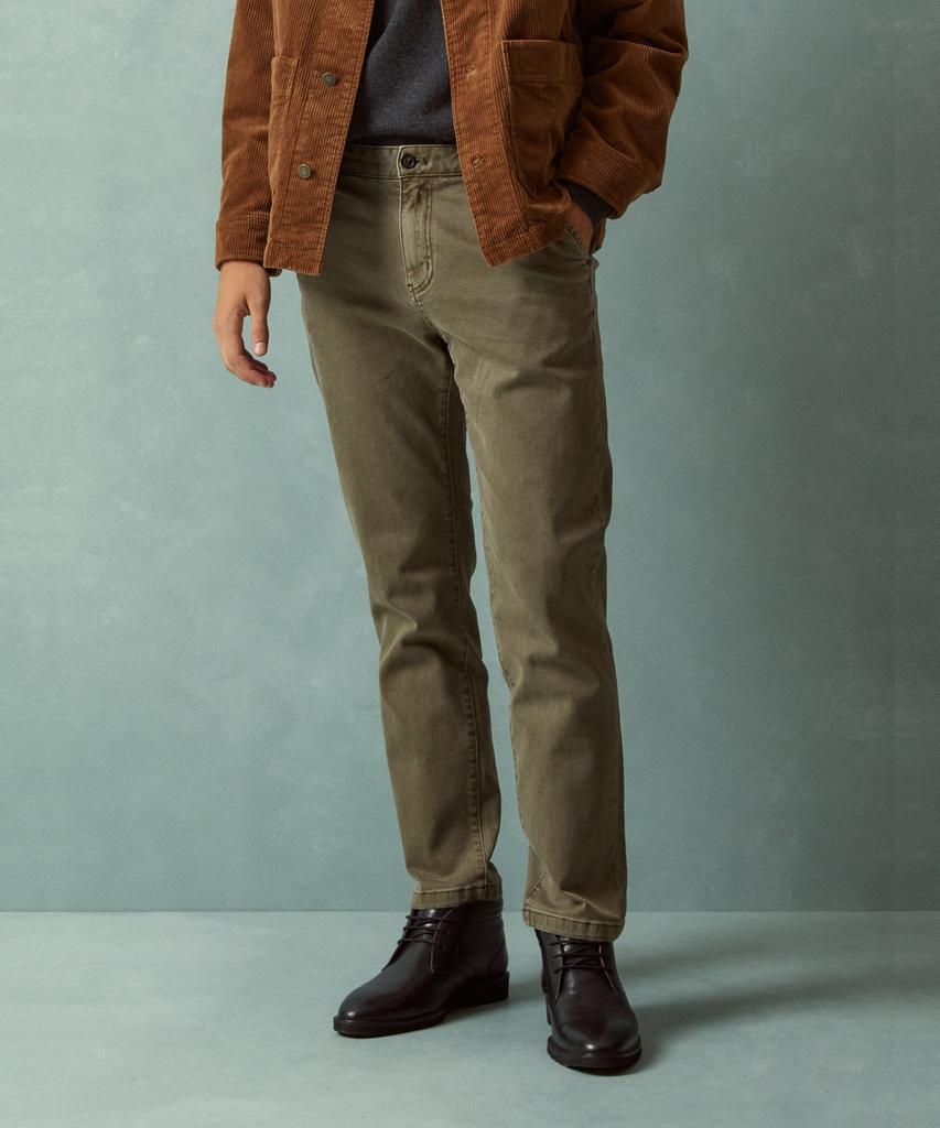 BROOKS BROTHERS Garment-Dyed Pants (Khaki) (Bbpcmbf301)