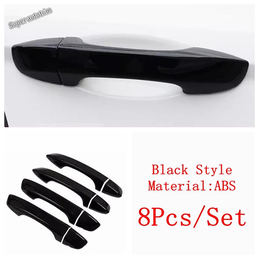 Car Door Handle Decoration Protection Cover Trim For Volkswagen Jetta Mk7  -  ABS Chrome / Black Accessories Exterior