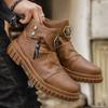 Man Shoes Trendy  High Cut New Boots for Men Designer Size 44 Footwear Casual Non Slip Quality Offers Y2k Low Price Fashion