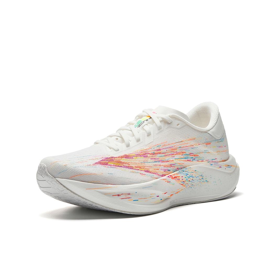 Anta Zona 2 Frequenza Cardiaca 90 Bassa Altezza Scarpe da Corsa da Corsa da Uomo Bianco Arancione Viola 112625579-5