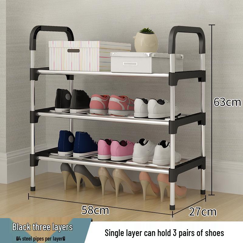 

Минималистичная многоярусная обувница: Компактная полка и шкафчик для прихожей