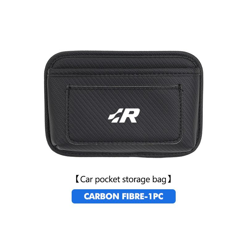 RUN1 For Volkswagen VW Car Storage Pocket Seat Back Side Door Hanging Bag Card Purse Polo Jetta Sagitar Magotan Passat B5 B6 B7 CC