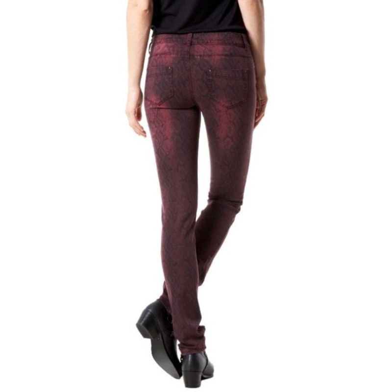 Elastic Fabric Five Bag Models Mid-Waist Pencil Pants Casual Pants Fashion Spring and Autumn New Python Pants Thin Elegant Special Offer