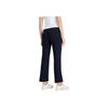 Fila SS23 Solid Color Logo Basic Simple High Waist Sports Wide Leg Long Pants Women Pants Deep-Black A11W321614F-BK