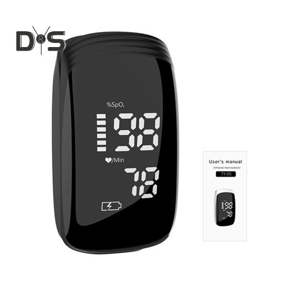 Blood Oxygen Meter with Large LED Display High Accurate Readings Rechargeable Fingertip Blood Oxygen Saturation Monitor with Lanyard