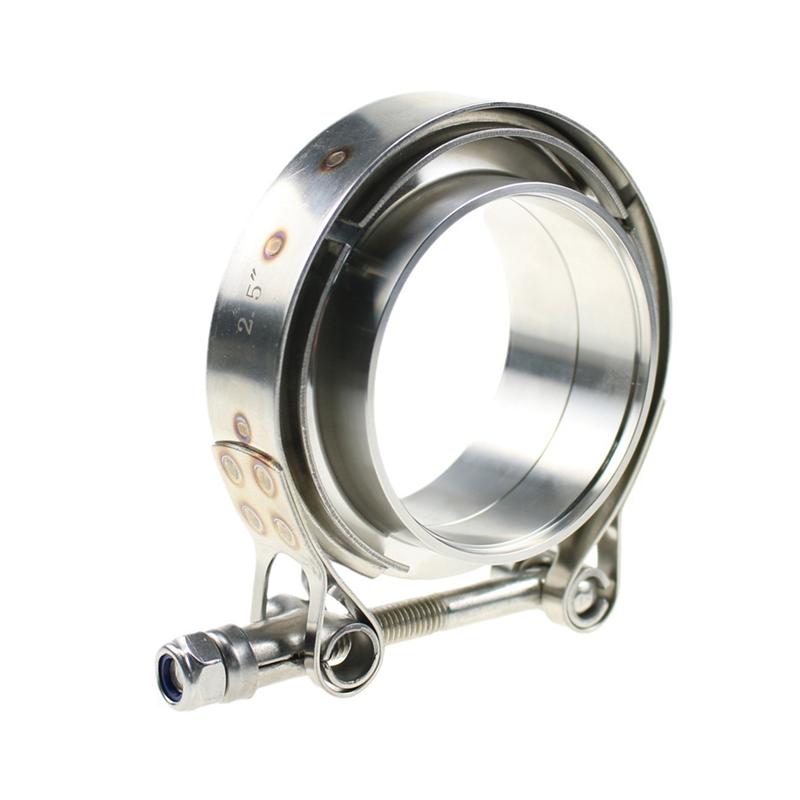 Universal Exhaust Flange, V-Shaped Clamp, V-Band Clamp 3 Inch V Turbo Exhaust Kit For SS304 3 Spare Parts Accessories