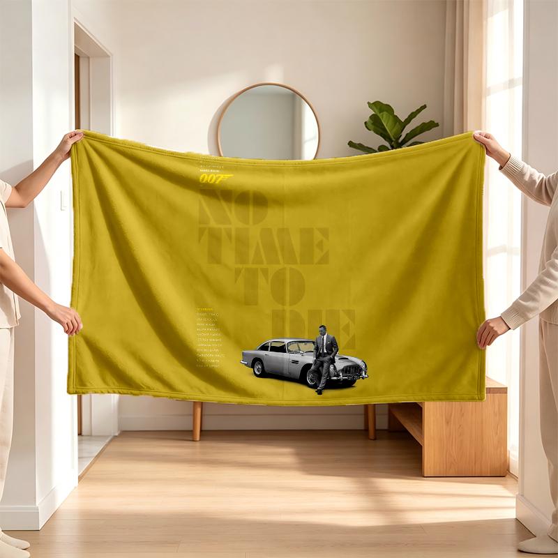 007 (1) Coperta di flanella un morbido accento per la camera da letto e il soggiorno e un accogliente regalo per la casa