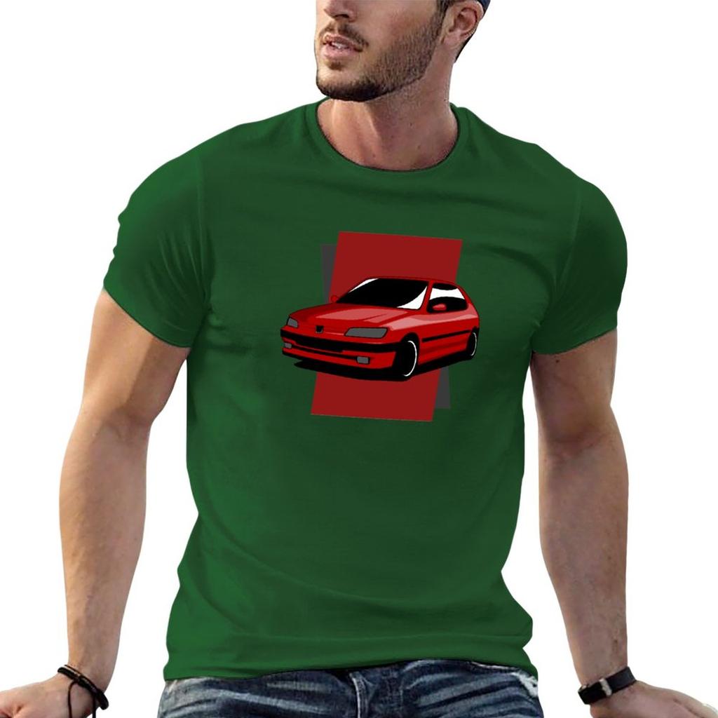 New Minimalistic 306 GTI T-Shirt Blank T Shirts Anime T-shirt Custom T Shirts Kawaii Clothes Mens T Shirts Pack