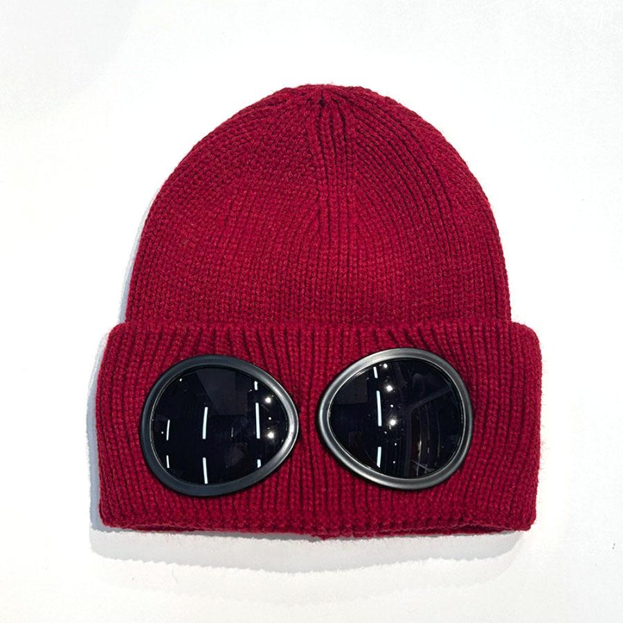 Nové zimní teplé kulichy Dámské Pánské Zimní Větruodolné Brýle Pletená Lyžařská Maska Čepice Venkovní Ochrana Uší Sportovní Studená Čepice