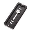 Safety Enhances Quick Release Plate with AntiDrop 1/4 Screws Rubber Pad for Arca Tripod Secure Camera Protections