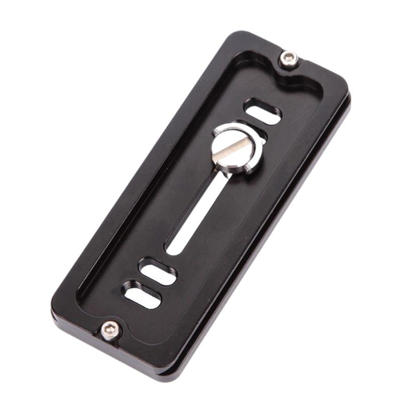 

Safety Enhances Quick Release Plate with AntiDrop 1/4 Screws Rubber Pad for Arca Tripod Secure Camera Protections 1