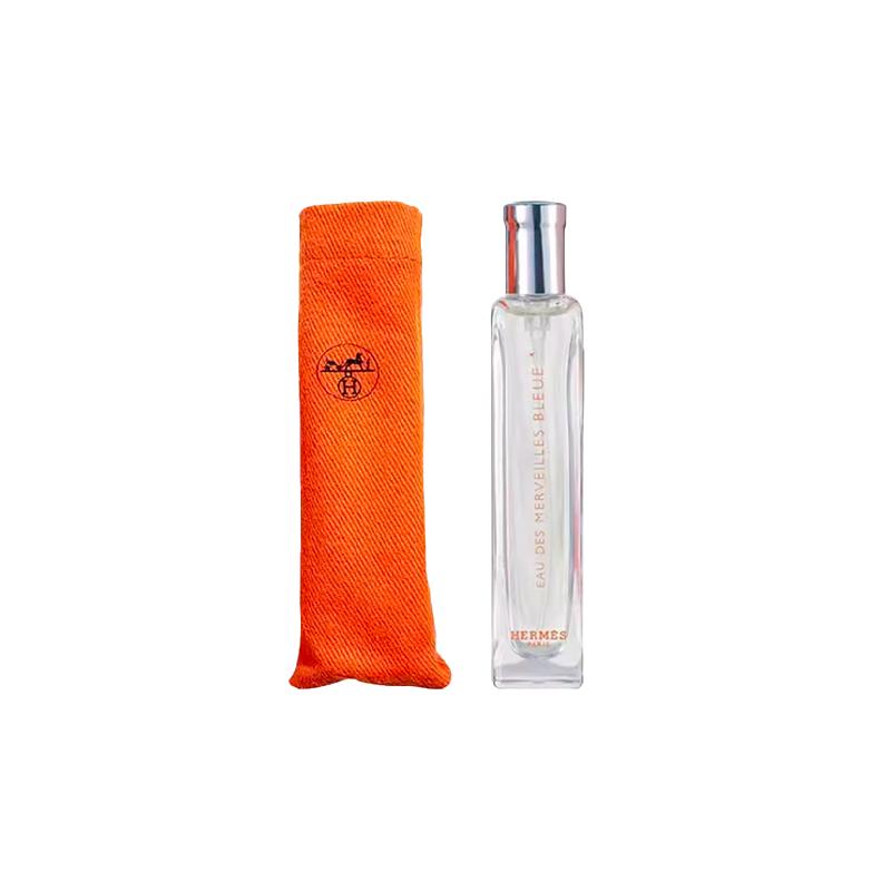 Hermes orange blue starlight eau de toilette sample size trial size eau de toilette EDT + 9562792 9562792-15ml+cloth bag