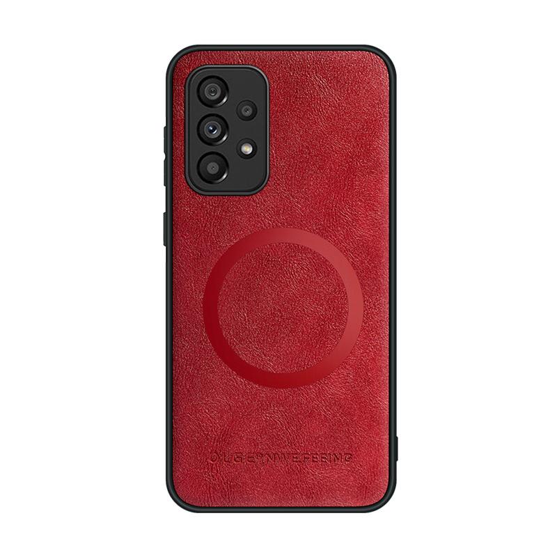Magnetic Wireless Charge Leather Phone Case for Samsung Galaxy A53 A14 A33 A23 A13 A52 A52S A32 A22 A71 A51 Soft Bumper Cover