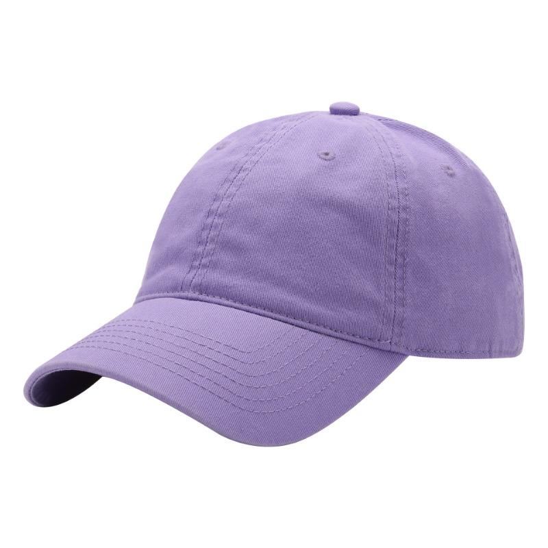 Washed premium baseball cap combed cotton women's deep top big brim cap trendy casual sunscreen hat