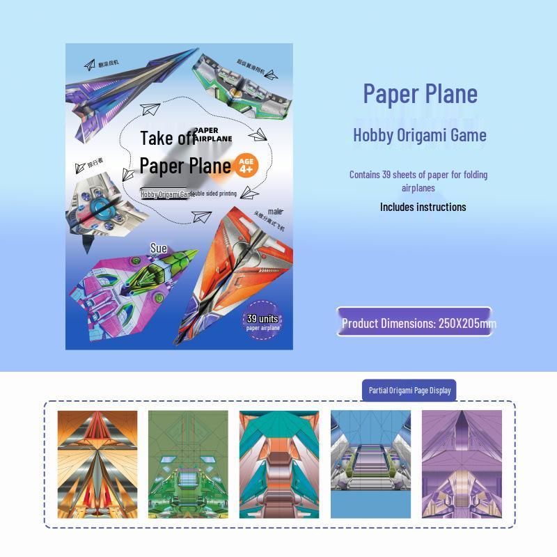 Aviator Origami: Children s Educational Paper Airplane Toy Set