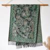 Ethnic Style Wear Shawl Women's Scarf Scarf Jacquard Cashew Fruit Tassel Cotton Women's Long Scarf Shawl Versatile