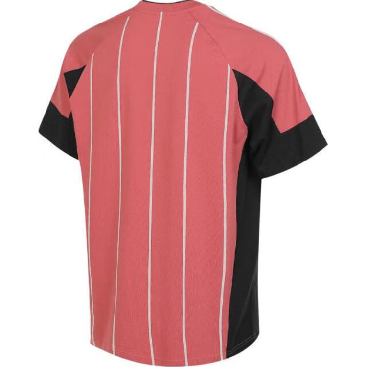 Adidas Tiro T-Shirt 5 Streifen Pullover Bequem Weich Kurzarm T-Shirt Herren Oberteile Rot JC5678