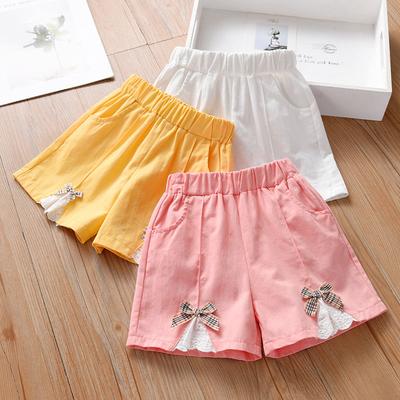 Girls' Shorts Summer Outfit New Cute Cotton Girl Baby Summer Wear Versatile Thin Pants