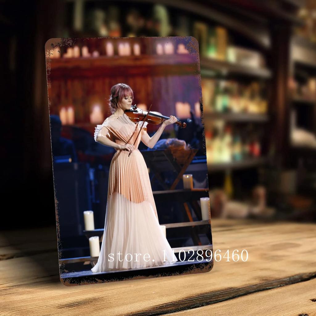 lindsey stirling Metal Plaques & Signs wall decor Vintage Tin Signs Captain Metal Poster Decor for Bar Pub Club Wall Decoration