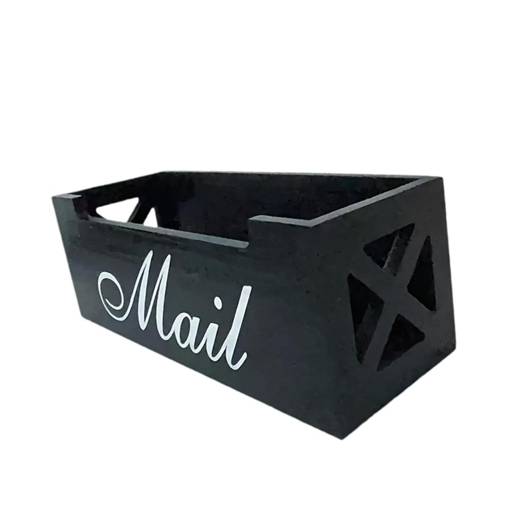 Compact, Wall-mounted Desk Mailbox Made of [material Name], Space-saving, Rustic Style, Lightweight,