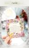 Alideco Masking Cute Floral Plant 50mm Wide x 2m PET Adhesive Wide Stylish Masking Sticker 6-Pack Tape, Design, Landscaping, Clear, Water-Resistant,