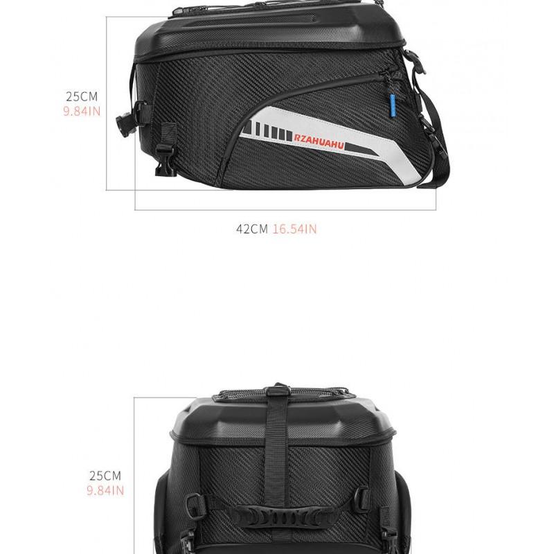 Motorcycle Rear Seat Helmet Backpack 35L Large Capacity Waterproof Travel Riders