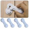 Premium Adjustable Plastic Cabinet Safety Drawer Locks Secure Anti-Pinch Door Locks for Home Improvement Kitchen
